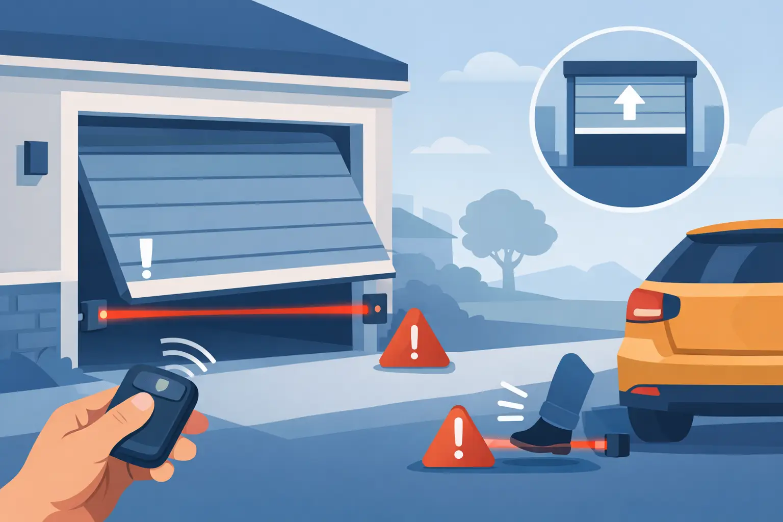 Why Your Garage Door Reverses Before Closing